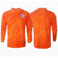 Camisa de Futebol Inglaterra Goleiro Equipamento Principal Europeu 2024 Manga Comprida